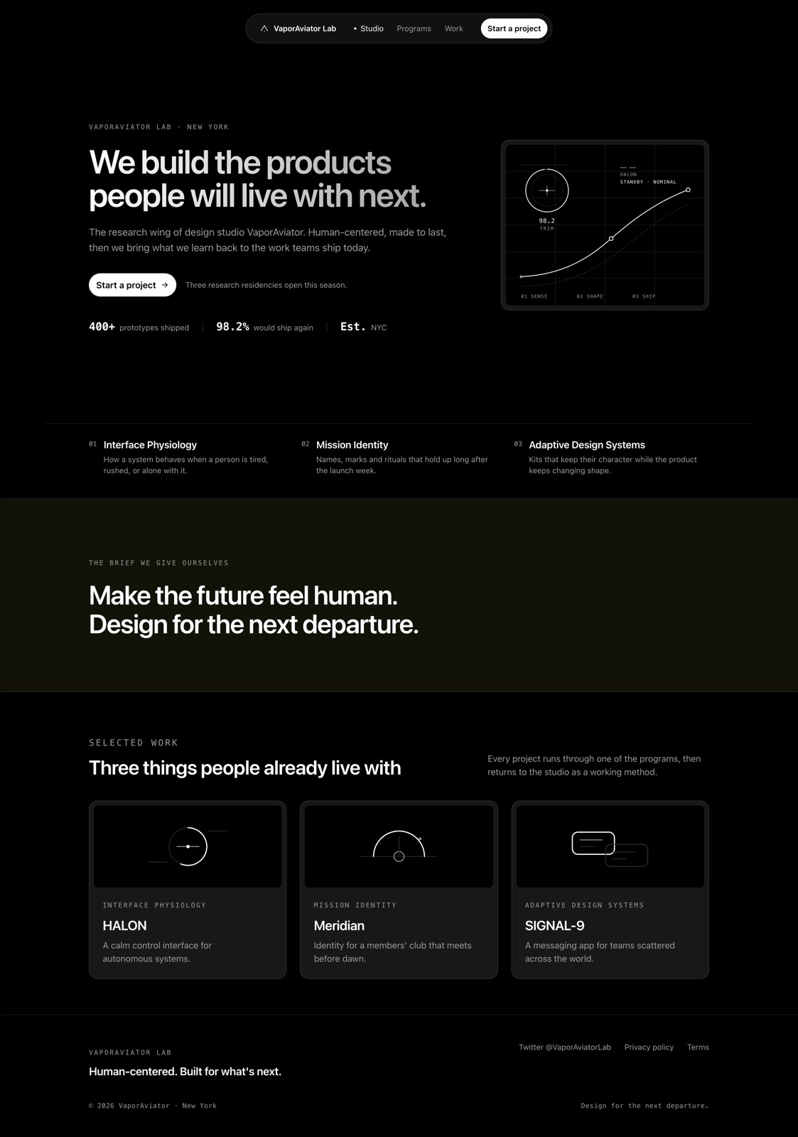 Landing Page Design sample