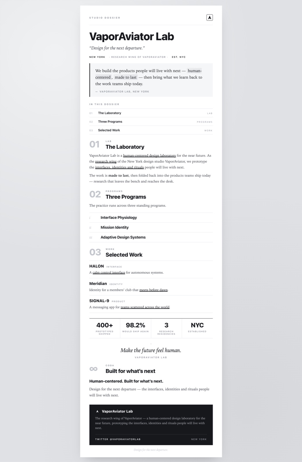 WeChat Article Design sample